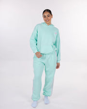 Claudia Deans Cuffed Trackpants Mint